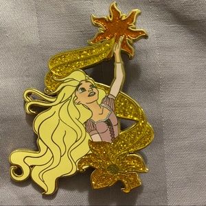 Rapunzel sun fantasy pin